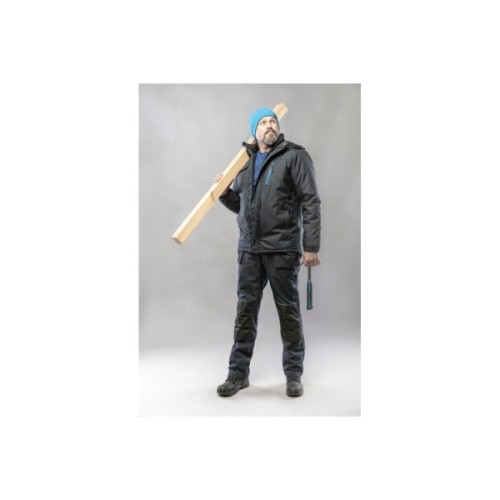 Шапка робоча Hoegert ENZ HT5K471 в'язана 100% акрил синя (57-61) (HT5K471)