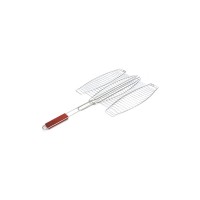 Решітка для гриля Voltronic 40х37 см, овальна на три риби (PE-RNOFGB40*37)