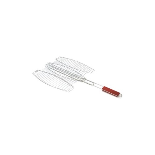 Решітка для гриля Voltronic 40х37 см, овальна на три риби (PE-RNOFGB40*37)