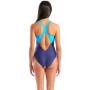 Купальник Arena Scratchy Swimsuit V Back 010264-780 синій, блакитний 42 (3468337637745)