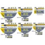 Шланг для поливу 2E AquaFlex Graphite Pro, 3/4", 30м, 4 шари, 20бар, -10…+60°C, зрошувач, 2 конектори, адаптер (2E-GHE34GEP30)