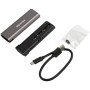Кишеня зовнішня Maxxter USB-C USB 3.1 Gen2 M.2 NVMe 10Gbps gray (EHDE-2280S-02)