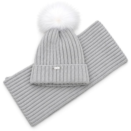 Шапка дитяча Na з шарфом (NA 1180-48-gray)