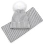 Шапка дитяча Na з шарфом (NA 1180-48-gray)
