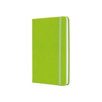 Книга записна Optima А5 SQUARE, тверда обкладинка, гумка, білий блок клітинка, фісташковий (O27100-67)