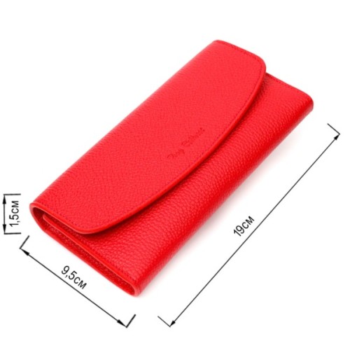 Гаманець Tony Bellucci З натуральної шкіри Червоний (21969)