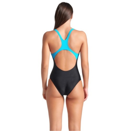 Купальник Arena Vibrant Swimsuit Swim Pro Back 008936-580 Чорний 40 (3468337504849)