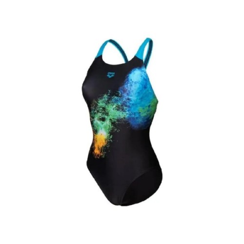 Купальник Arena Vibrant Swimsuit Swim Pro Back 008936-580 Чорний 40 (3468337504849)