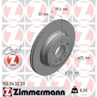 Гальмівний диск ZIMMERMANN 150.3432.20