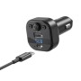 FM модулятор XO BCC18 USB-A OTG/USB-C Black (BCC18.black)