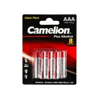 Батарейка Camelion AAA LR03 Plus Alkaline * (5+3) (LR03-BP5+3)