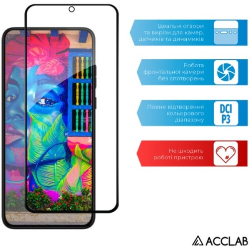 Скло захисне ACCLAB Full Glue MOTO EDGE 30 Neo Black (1283126546679)