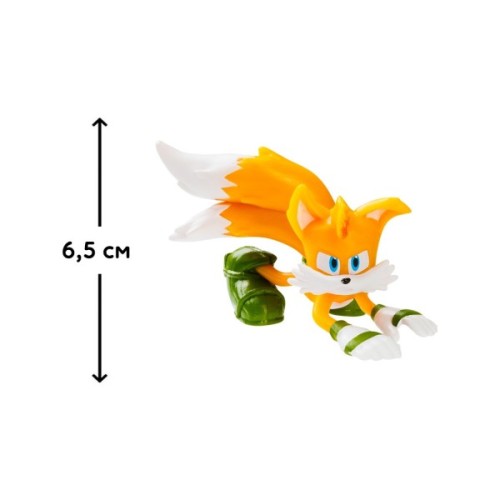 Фігурка Sonic Prime Тейлз готовий до бою 6,5 см (SON2010B)