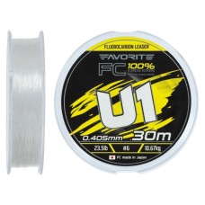Флюорокарбон Favorite U1 FC 30m 6.0/0.405mm 23.5lb/10.67kg (1693.12.18)