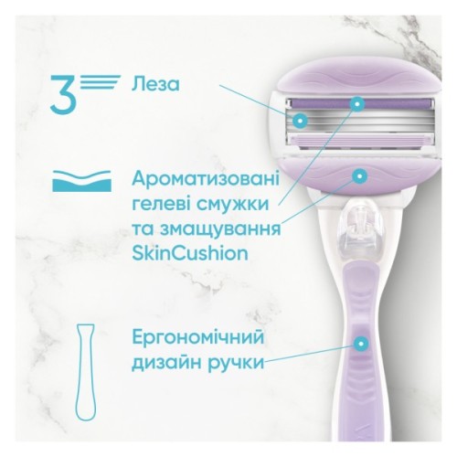 Змінні касети Gillette Venus ComfortGlide Breeze 6 шт. + Чохол (8700216969314)