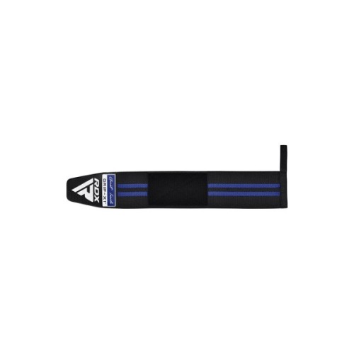 Бинт для спорту RDX Gym Wrist Wrap R11 Black/Blue (WAH-WR11BU)