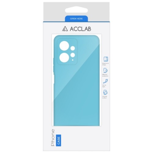 Чохол до мобільного телефона ACCLAB Silicone Case Xiaomi Redmi Note 12 Light Blue (1283126602696)