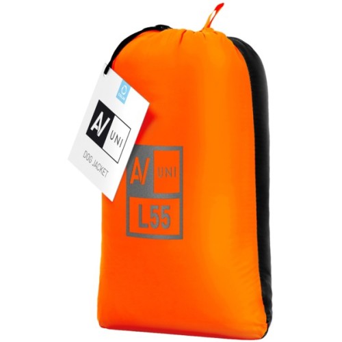 Курточка для тварин Collar AiryVest UNI двостороння L 55 жовтогарячо-чорна (2572)