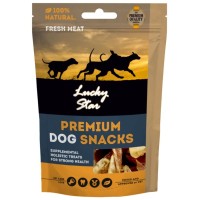 Ласощі для собак Lucky Star Кроляче вухо з м'ясом качки 85 г (4820281500114)