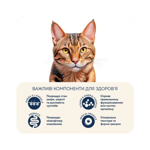 Сухий корм для кішок Home Food For active з куркою та креветками 200 г (4820290090125)