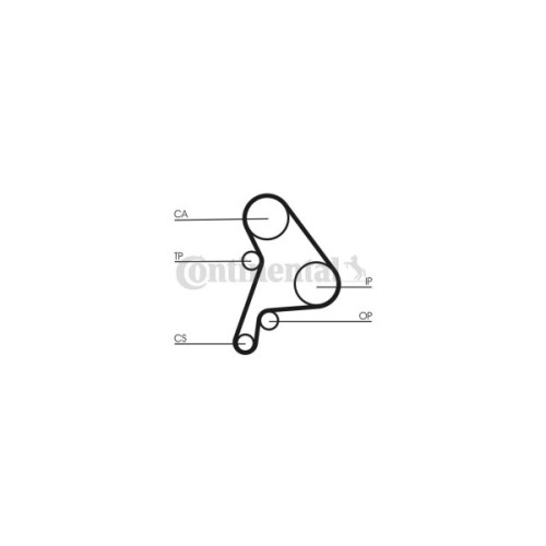 Ремінь ГРМ CONTITECH CT1012