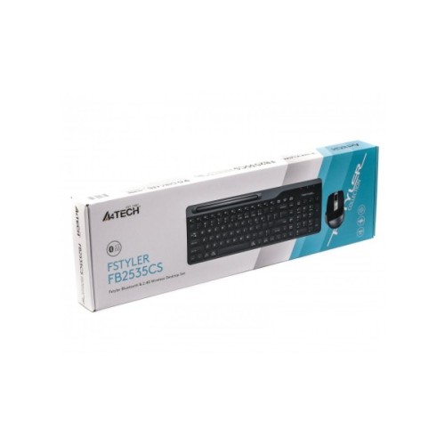 Комплект A4Tech FB2535CS Wireless/Bluetooth Smoky Grey (4711421973120)