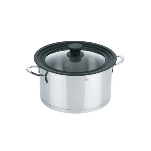 Кришка для посуду Kela Concetta с силиконовым ободком 22-26 см (11441)