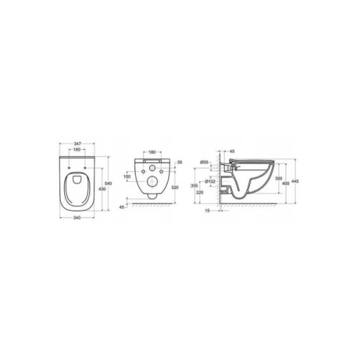 Інсталяція Roca 458.103.00.1+A34H139000