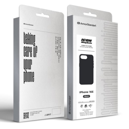 Чохол до мобільного телефона Armorstandart ICON2 MagSafe Apple iPhone 16e Black (ARM83851)