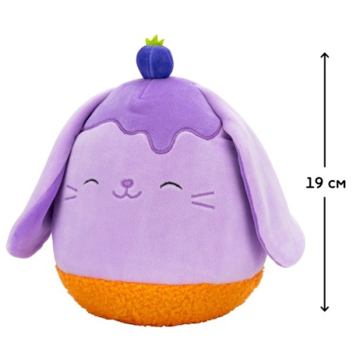 М'яка іграшка Squishmallows Чорничний кролик 19 см (SQER01208)