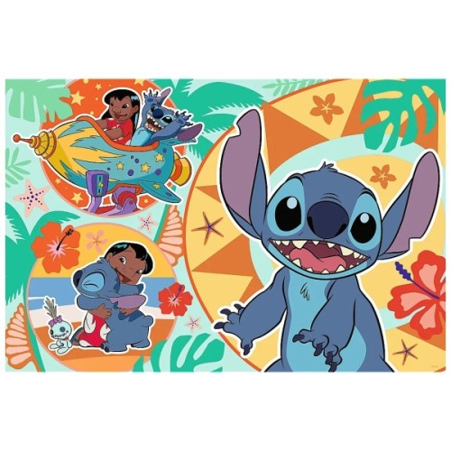 Пазл Trefl Maxi Lilo&Stitch Щасливий день 24 елемента (5900511143652)