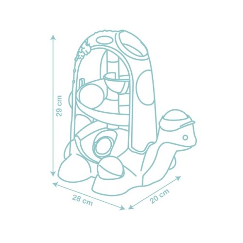 Розвиваюча іграшка Smoby Little Черепашка 2 в 1 (140310)