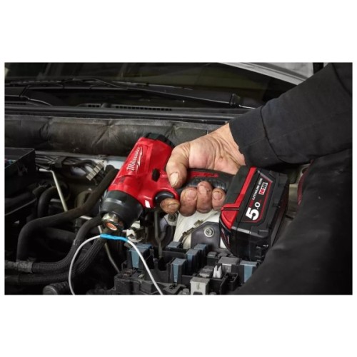 Будівельний фен Milwaukee M18 BHG-502C 2x5Ah, кейс (4933459772)