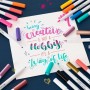 Набір маркерів Faber-Castell тонких для декору Goldfaber Creative Marker Calligraphy, 3 кольори, наконечник С (каліграфія) (33008)