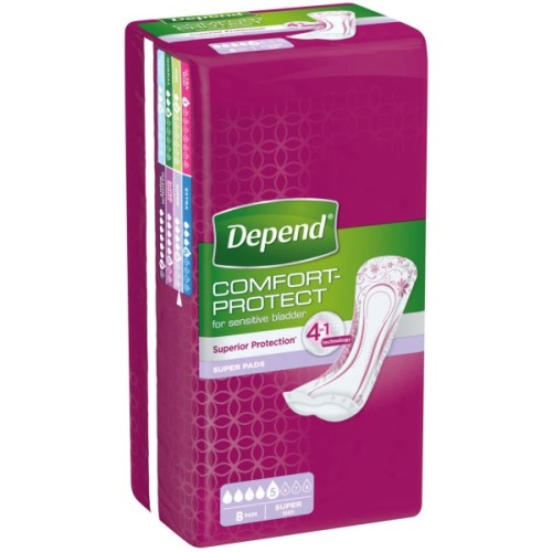 Урологічні прокладки Depend Super Pad 8 шт. (5029053546186//5029053561608)