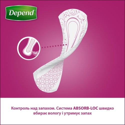Урологічні прокладки Depend Super Pad 8 шт. (5029053546186//5029053561608)