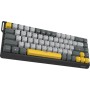 Клавіатура Ajazz x NacodeX NK68 V2 Red Switch LED USB UA Black/Grey/Yellow (NK68-V2-R-BGY)