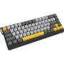 Клавіатура Ajazz x NacodeX NK68 V2 Red Switch LED USB UA Black/Grey/Yellow (NK68-V2-R-BGY)