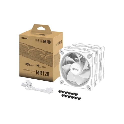 Кулер до корпусу ASUS PRIME MR120 REVERSE ARGB WHITE 3IN1 (90DA00L3-B09020)
