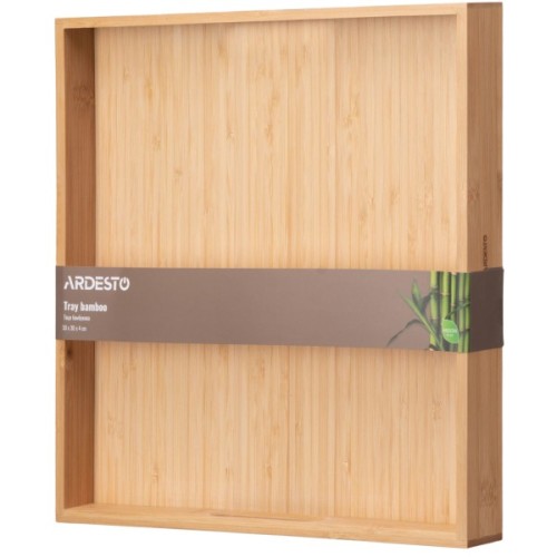 Таця Ardesto Midori, 30х30х4см, бамбук, квадратна (AR1430BM)