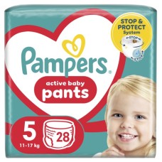 Підгузки Pampers трусики Pants Junior Розмір 5 (11-17 кг) 28 шт (8006540069714)