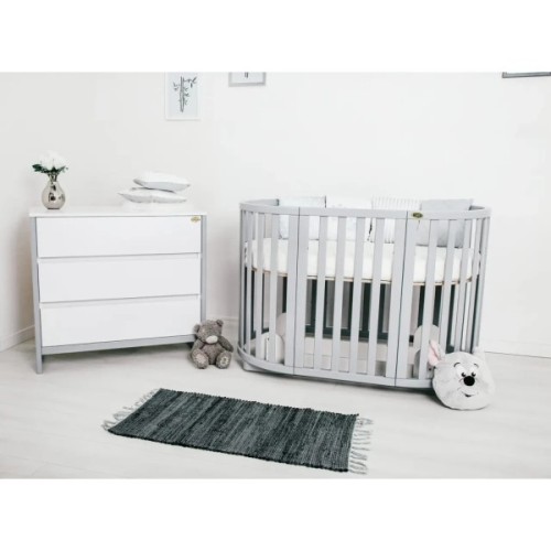 Ліжечко Angelo трансформер 7-в-1 (сірий) (11035)