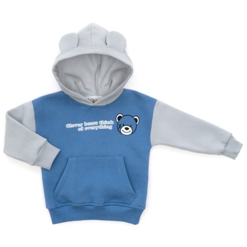 Спортивний костюм дитячий Smile флисовий (8126-98B-blue)