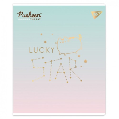 Зошит Yes Goldstar Pusheen 24 аркушів лінія (767544)