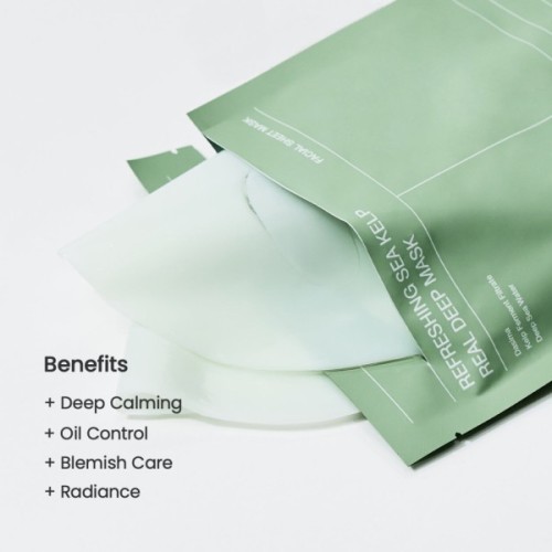 Маска для обличчя Biodance Refreshing Sea Kelp Real Deep Mask 34 г (8809937361473)