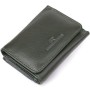 Гаманець ST Leather З натуральної шкіри Зелений (23076)