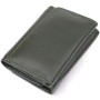 Гаманець ST Leather З натуральної шкіри Зелений (23076)