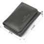 Гаманець ST Leather З натуральної шкіри Зелений (23076)