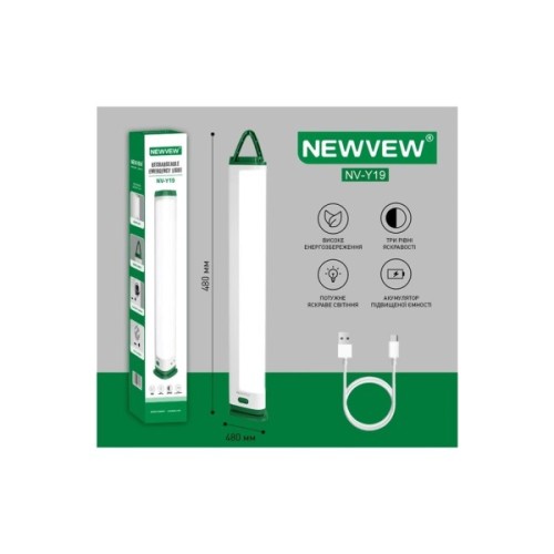 Ліхтар NEWVEW NV-Y19 4500mAh White-Green (NWVW-NV-Y19-WHGN)