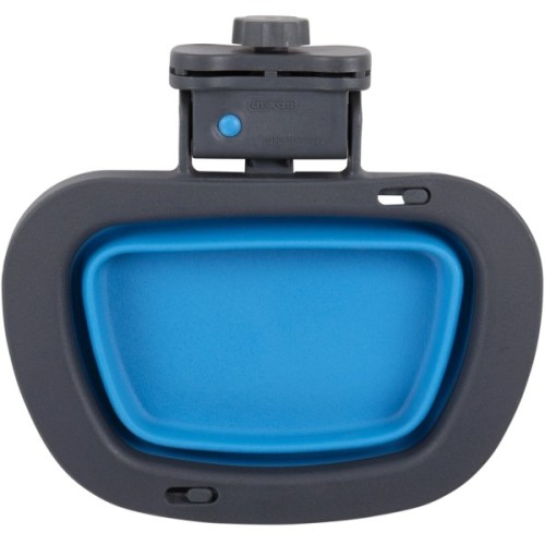 Посуд для собак Dexas Миска складна з кріпленням на клітку 600 мл блакитна (0084297309237)